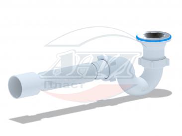 Сифон 11/2" * 40 душ. поддона с гофр. АНИ (Е115) уп 45 шт