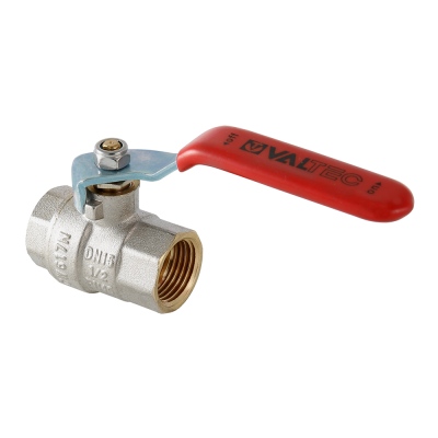 Кран шаровой 1 1/2" ВР/ВР рычаг (никель) VALTEC *АКЦИЯ*