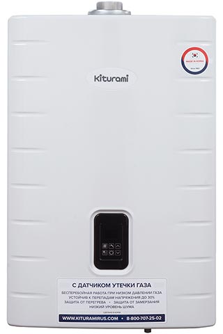 Котел газовый 24 кВт World Alpha S Kiturami (ЗКС, 2 контура) KOR